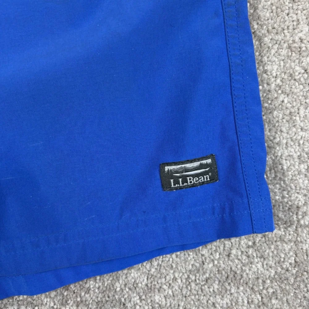 LL Bean Blue Active Shorts Womens 8 UPF 50+ Recycled Stretch Cargo 506397